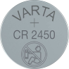 Pile Bouton CR2450 Lithium 3V 620mAh Varta