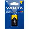 Pile 9V 6F22 Saline Super Heavy Duty 380mAh Varta