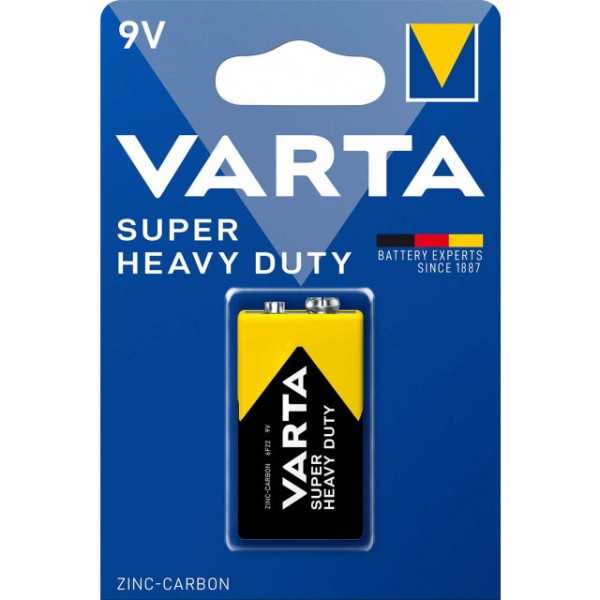 PILE LONGLIFE EXTRA 9 VOLT BP1 - VARTA