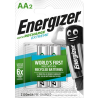 PILES RECHARGEABLES NiMH AA HR6 1.2V 2300mAh BL2 ENERGIZER