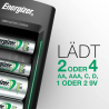 CHARGEUR PILES 4x AAA/AA 4x C/D 2x 9V ENERGIZER