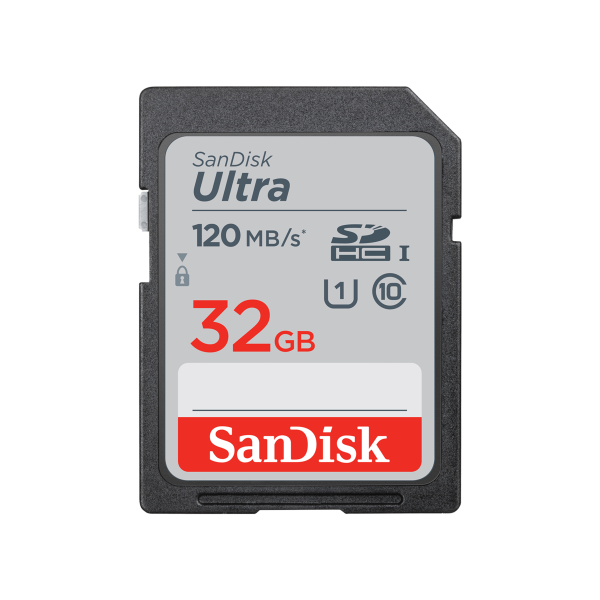 Carte SanDisk Ultra® SDHC™ UHS-I et carte SDXC™ UHS-I - 32 Go