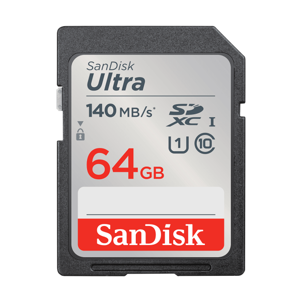 Carte SanDisk Ultra® SDHC™ UHS-I et carte SDXC™ UHS-I - 64 Go