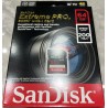 Carte SDHC™ et SDXC™ UHS-I SanDisk Extreme PRO - 64 Go