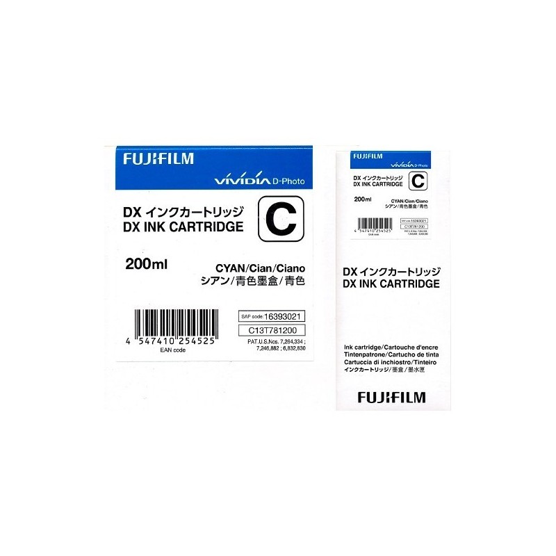 Cartouche d'encre Cyan - Pour Frontier DX100 - 200ml