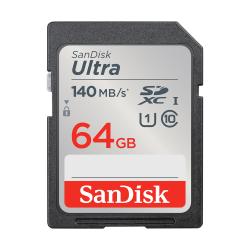 Carte SanDisk Ultra® SDHC™ UHS-I et carte SDXC™ UHS-I - 64 Go