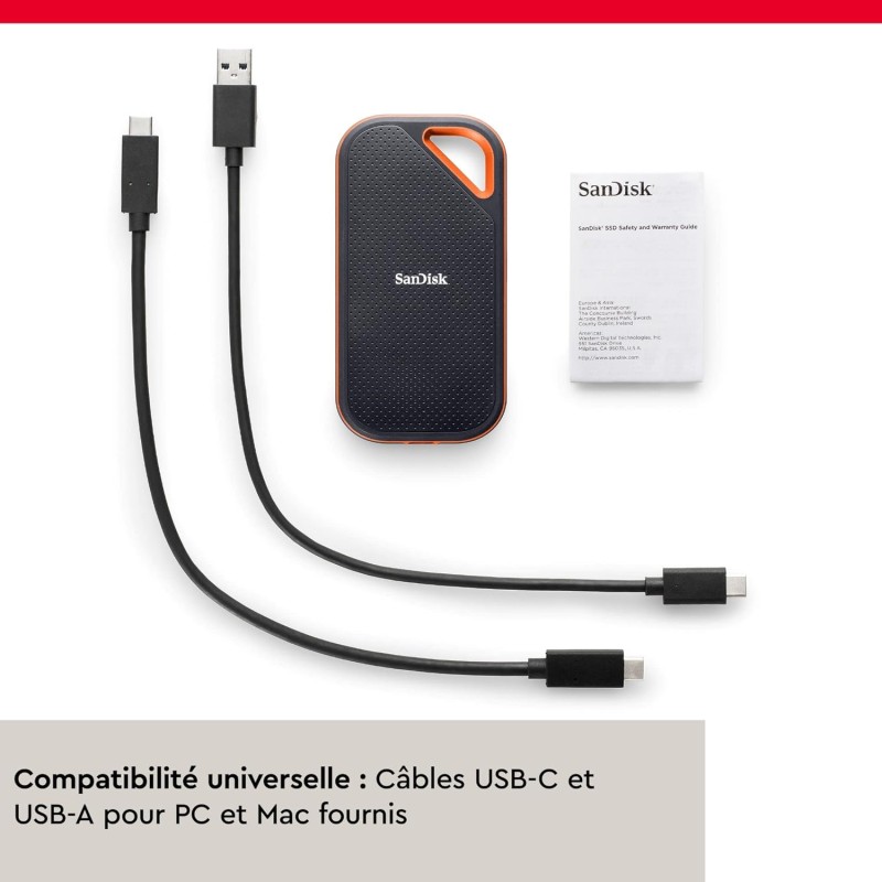 SanDisk Extreme Portable SSD - 2 To