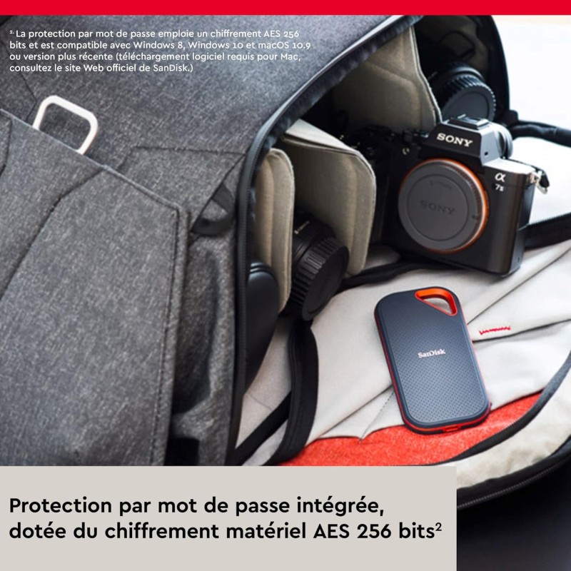 SanDisk Extreme Portable SSD - 2 To