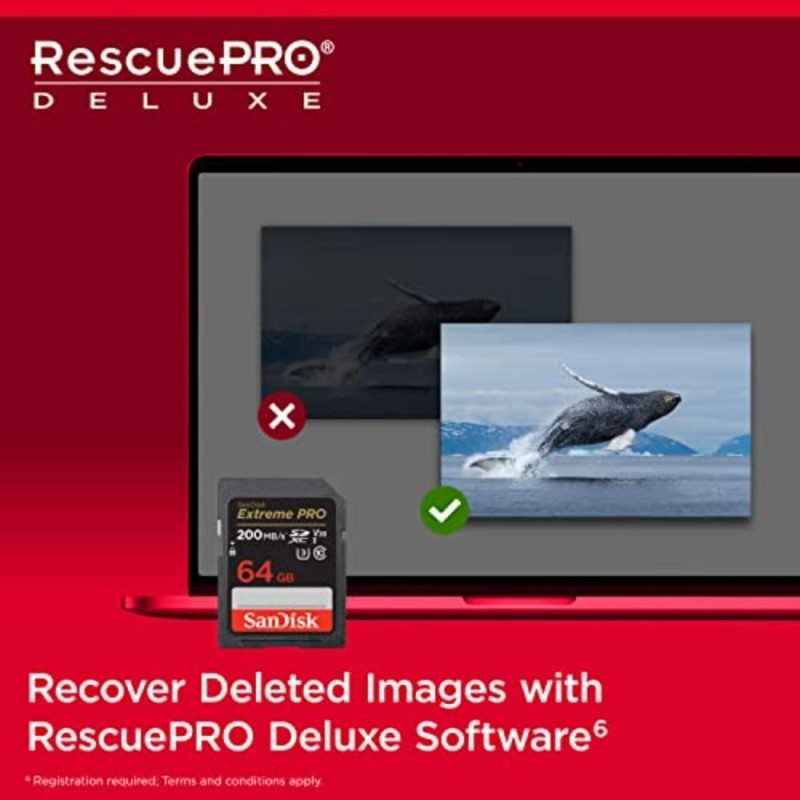 Carte SDHC™ et SDXC™ UHS-I SanDisk Extreme PRO - 64 Go