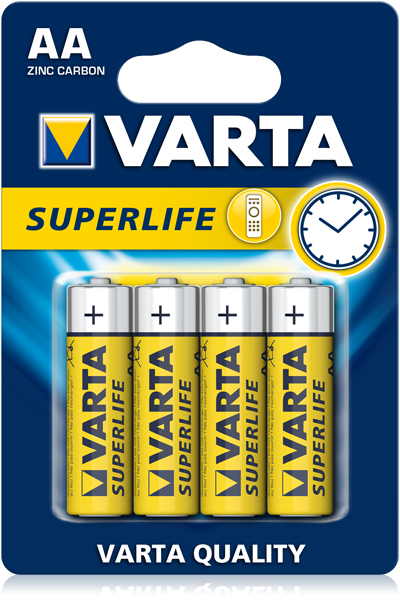 Piles AA Varta SuperLife R06 BP4 – Omega Distribution